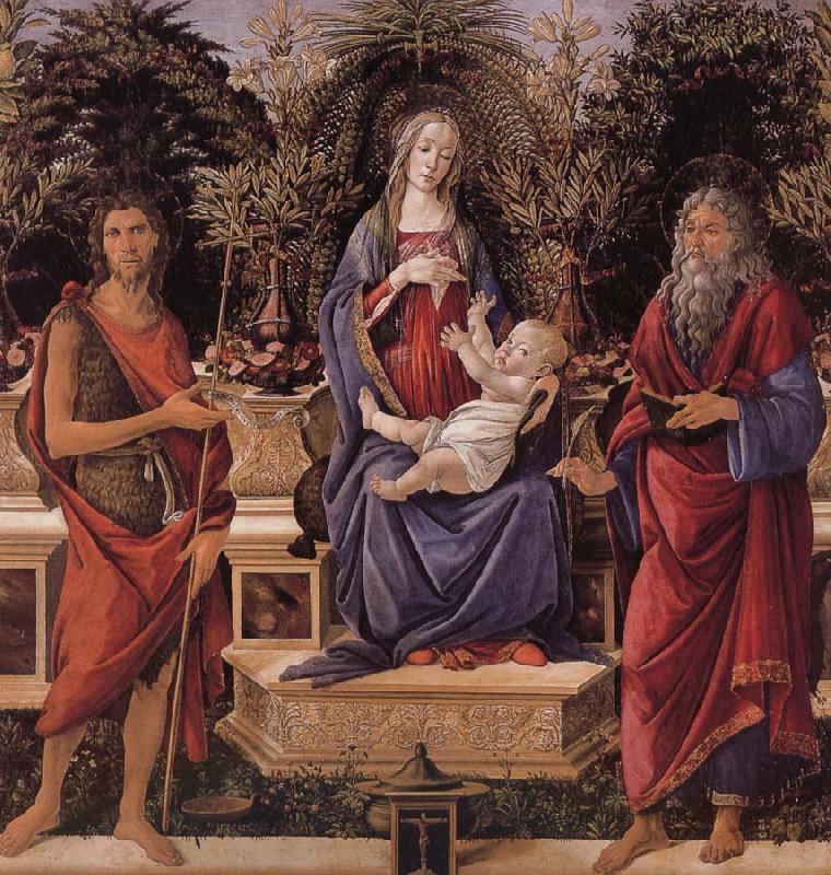 Sandro Botticelli Our Lady of subgraph